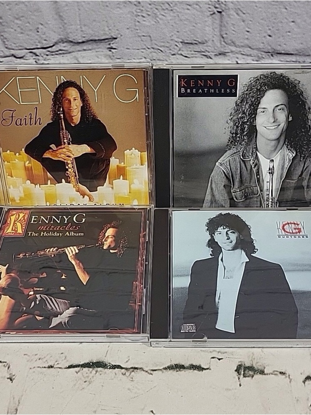 Kenny G CD Lot - Assorted Album Covers (Black, Beige, Gold, Gray)